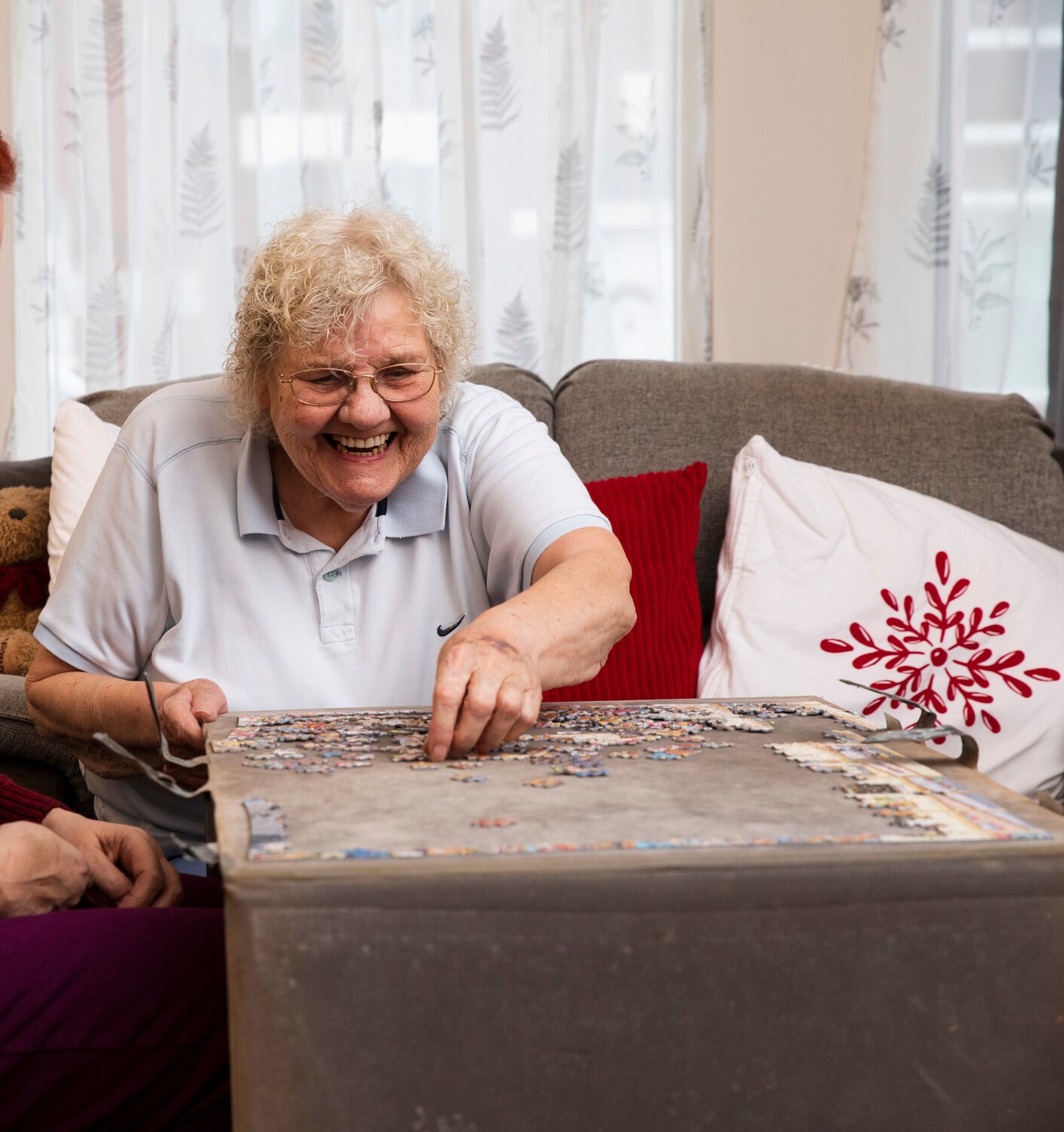 Hobbies, skills, reablement, jigsaws. Companionship and Social Wellbeing